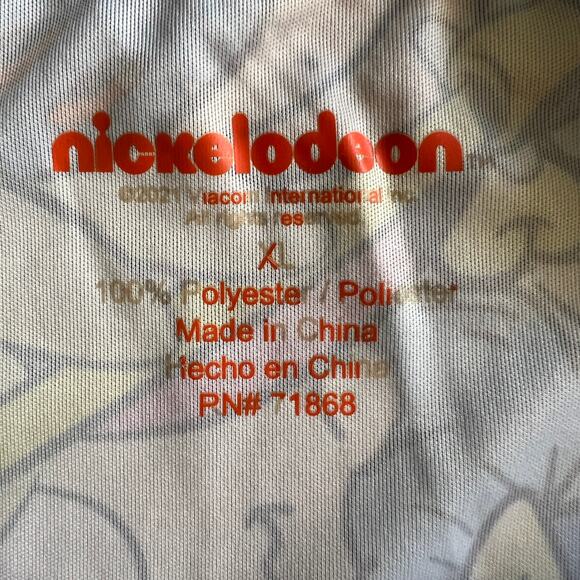 Nickelodeon All-Over Print Graphic Tee Cartoon Collage T-Shirt Men’s L - Picture 3 of 6